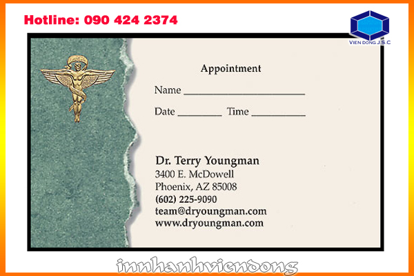 print cheap appointment card